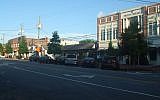 Le centre-ville d'Alpharetta, en Géorgie. (Crédit : Thomson200 via Wikimedia Commons)