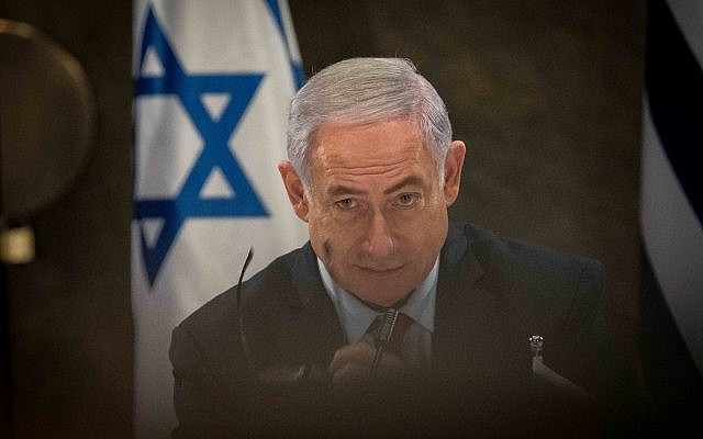 Le Premier ministre  Benjamin Netanyahu à Jérusalem, le 20 mars 2019 (Crédit : Noam Revkin Fenton/Flash90)