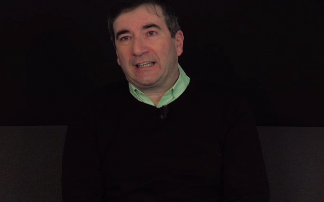 Dov Alfon, auteur du livre Unité 8200. (Crédit photo : capture d’écran YouTube / Librairie Mollat)