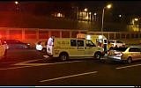 La scène d'un possible accident avec délit de fuite à Jérusalem le 21 avril 2019. (Capture d'écran: Ynet)