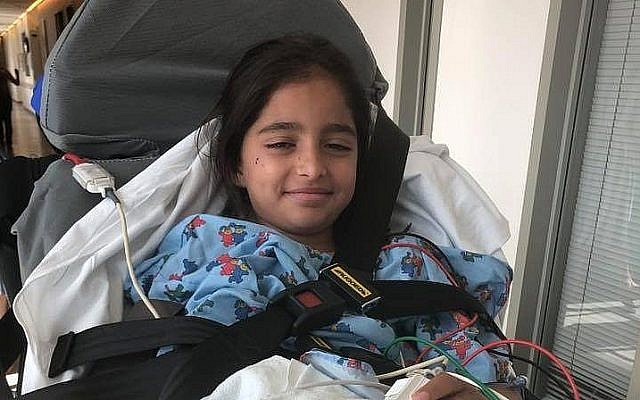 Noya Dahan, la fillette israélienne blessée dans une fusillade commise dans une synagogue 'Habad de Poway, en Californie, le 27 avril 2019 (Autorisation) Noya Dahan, la fillette israélienne blessée dans une fusillade commise dans une synagogue 'Habad de Poway, en Californie, le 27 avril 2019 (Autorisation)
