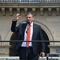 Yvan Benedetti, figure de l'ultradroite française, en 2015. (Crédit : Facebook)