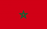 Le drapeau du Maroc.