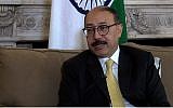 L'ambassadeur indien aux Etats-Unis Harsh Vardhan Shringla. (Crédit : YouTube)