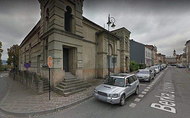 A titre d'illustration : Capture d'écran de la synagogue Nowy Targ, Pologne. (Google maps) A titre d'illustration : Capture d'écran de la synagogue Nowy Targ, Pologne. (Google maps)