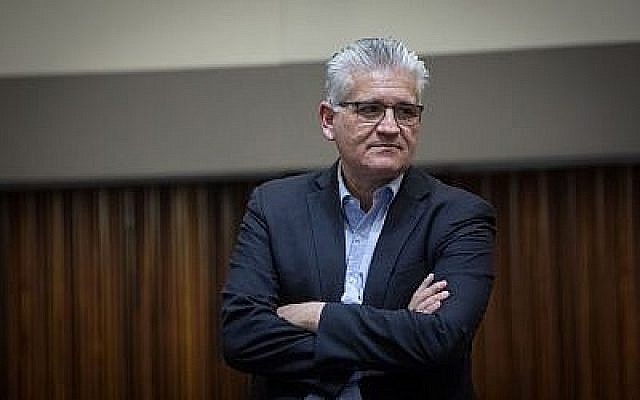 Eli Avidar, député de Yisrael Beytenu, à la Knesset, le 29 avril 2019. (Noam Revkin Fenton/Flash90)