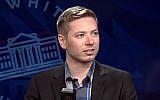 Capture d'écran de la vidéo de Yair Netanyahu lors d'une interview sur Blaze TV diffusée le 11 juin 2019. (YouTube)