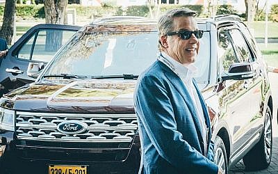 Bill Ford, le président exécutif de Ford Motor Company à la conférence EcoMotion à Tel Aviv, le 11 juin 2019. (Asaf Kliger)