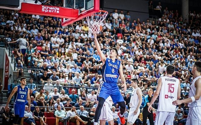 Le joueur israélien Deni Avdija. (Crédit photo : FIBA)