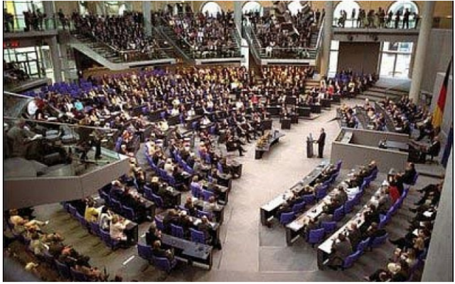 Le Bundestag (Crédit : autorisation Maison Blanche)