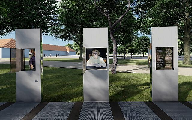 "Sous l'angle de la foi", une exposition qui dura pendant l'année 2020 au musée d'Etat d'Auschwitz-Birkenau à Oświęcim, en Pologne (Autorisation : Daniel Libeskind)