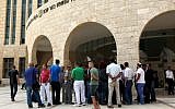 Le tribunal de Beer-Sheva le 13 mai 2015 (Flash 90)