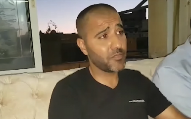 Ouda Masarwa (Capture d'écran : YouTube)