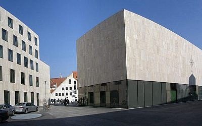 Illustration : Le musée juif de Munich. (Crédit : Chumwa/Wikimedia Commons via JTA)