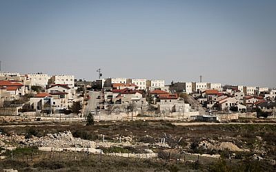 L'implantation de Elazar en Cisjordanie, le 5 février 2019. (Crédit : Gershon Elinson/Flash90)