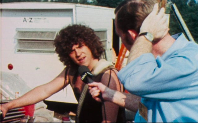 Le "visage" de Woodstock, le promoteur juif Michael Lang. (Capture d'écran)