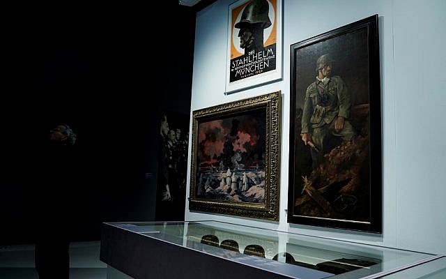 L'exposition "Design of the Third Reich" au Design Museum Den Bosch à Hertogenbosch, au Pays-Bas, le 17 septembre 2019. (Crédit : Kenzo TRIBOUILLARD / AFP)