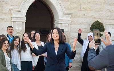 Gadeer Kamal-Mreeh, première femme druze à la Knesset. (Autorisation)