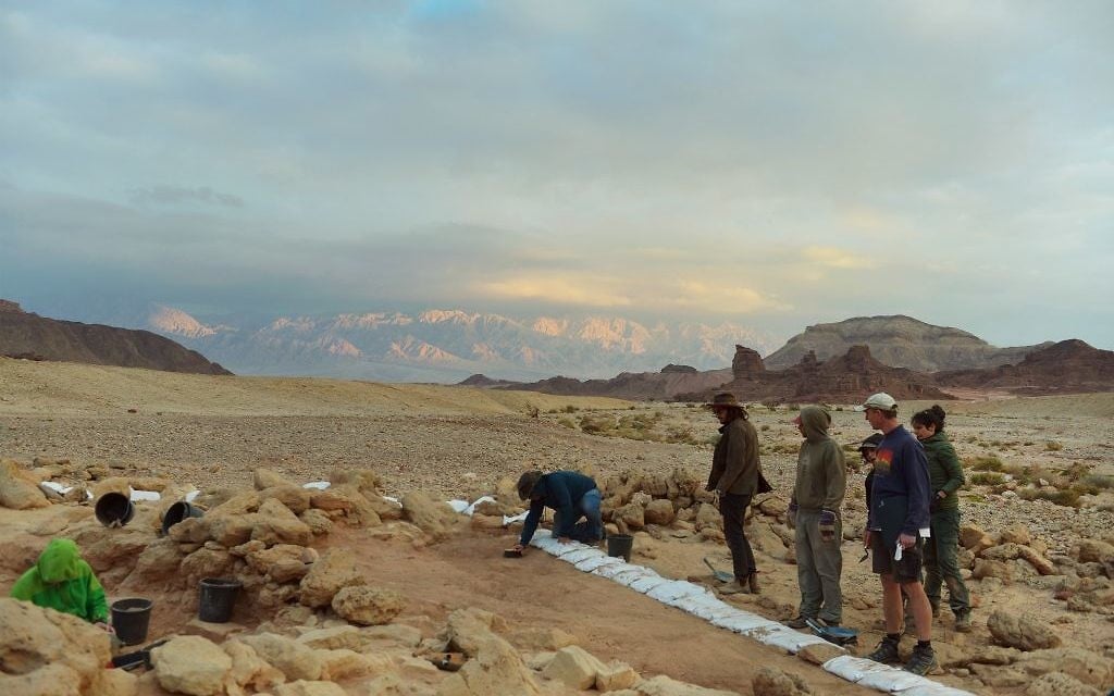 Le site de fouilles de la vallée de Timna. (Erez Ben-Yosef, Université de Tel Aviv)