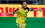 Eran Zahavi célébrant un but en 2014. (Crédit : Nir Keidar / Wikimédia / CC BY-SA 3.0)