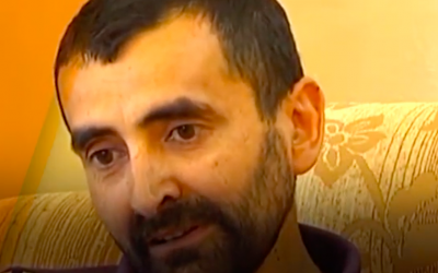 Le prisonnier sécuritaire palestinien  Bassam al-Sayeh (Capture d'écran : Youtube)