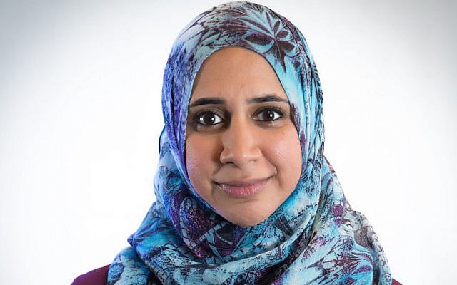 Zahra Billoo faisait partie des 17 nouveaux membres de la direction du mouvement Women's March aux États-Unis. (Crédit : Women's March via JTA) Zahra Billoo faisait partie des 17 nouveaux membres de la direction du mouvement Women's March aux États-Unis. (Crédit : Women's March via JTA)