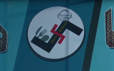 Le logo du restaurant du Kurdistan irakien appelé en hommage au dictateur nazi Adolf Hitler, le 3 septembre 2019. (Capture d'écran: YouTube)