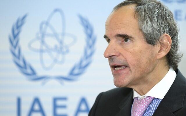 L'argentin Rafael Grossi, nommé directeur général de l'Agence internationale de l'énergie atomique (AIEA), le 2 octobre 2019. (Crédit : JOE KLAMAR / AFP) L'argentin Rafael Grossi, nommé directeur général de l'Agence internationale de l'énergie atomique (AIEA), le 2 octobre 2019. (Crédit : JOE KLAMAR / AFP)