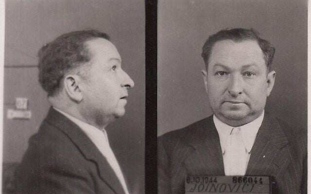 Photo de la carte d'identité de Joseph Joanovici, octobre 1944. (Domaine public via wikimedia commons)