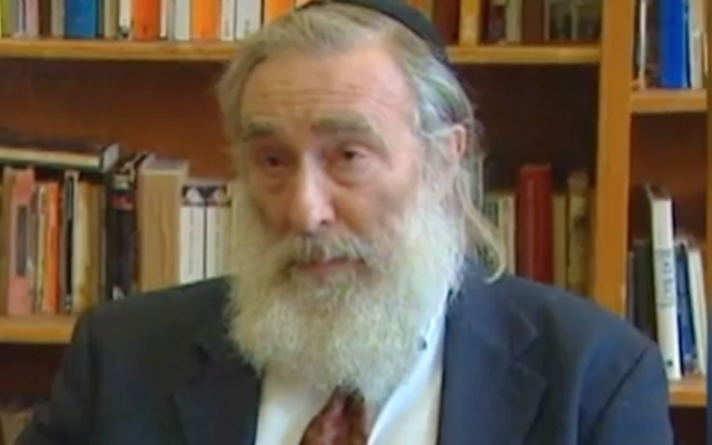 Le rabbin Daniel Greer (Capture d'écran/YouTube via JTA)