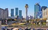Noursoultan, la capitale économique et politique du Kazakhstan. (Crédit : Ken and Nyetta / Wikimédia / CC BY 2.0)