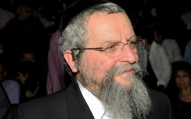 Le rabbin Avraham Elimelech Firer, président et fondateur de ‘Ezra LeMarpeh’ (Crédit : Yossi Zeliger/Flash90)