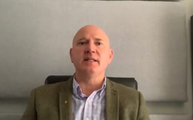 Neale Hanvey, ancien candidat du SNP pour Kirkcaldy et Cowdenbeath qui a été suspendu pour antisémitisme présumé, le 27 septembre 2019 (Capture d'écran via YouTube) Neale Hanvey, ancien candidat du SNP pour Kirkcaldy et Cowdenbeath qui a été suspendu pour antisémitisme présumé, le 27 septembre 2019 (Capture d'écran via YouTube)