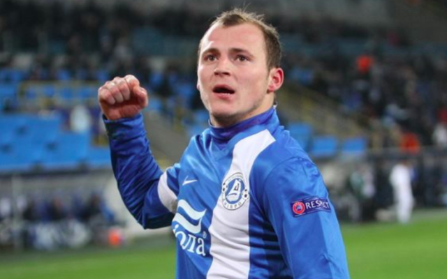 Roman Zozulya, avant-centre ukrainien de l’équipe d'Albacete, en Espagne. (Crédit : Wikimédia / Football.ua / CC BY S-A 3.0)