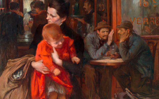 Jules Adler, La Mère, Paris, 1899, Huile sur toile ; Poznan, fondation Raczyński du musée national © ADAGP, Paris 2019
