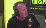 Perry Groves au micro de la radio TalkSport. (Crédit : capture d’écran YouTube / TalkSport)