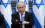 Le Premier ministre Benjamin Netanyahu lors d'une réunion du bloc des partis de droite à la Knesset, le 20 novembre 2019. (Hadas Parush/Flash90)