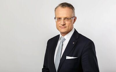 L'ambassadeur de Pologne en Israël, Marek Magierowski. (Photo de l'ambassade de Pologne)