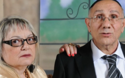 Tamar Kaduri, à gauche, avec son mari Yehuda, retrouvés morts à leur domicile d'Armon HaNatziv, le 13 janvier 2019. (Autorisation)
