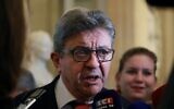 Jean-Luc Mélenchon, leader du parti La France Insoumise (LFI), à l'Assemblée nationale, à Paris, le 14 janvier 2020. (Crédit : Ludovic Marin / AFP)
