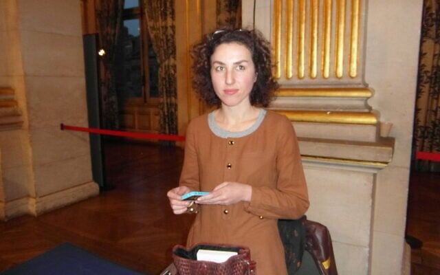 Cloé Korman à la 20e édition du festival Maghreb des Livres, à Paris, le 8 février 2014. (Crédit : Indif / CC BY-SA 3.0)