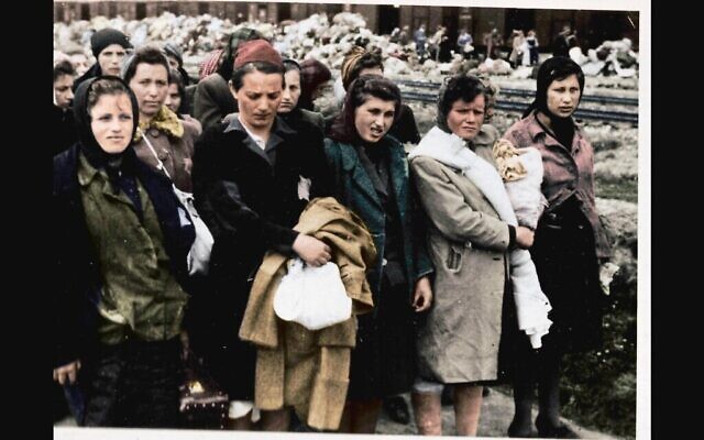 Image extraite de "Auschwitz Untold in Color". (Serge Klarsfeld/ Lily Jacob-Zelmanovic Meier)