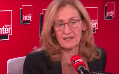 La Garde des Sceaux Nicole Belloubet au micro du Grand Entretien de France Inter, le 20 janvier 2020. (Crédit : France Inter / YouTube)
