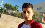 Khalil Jabarin, 17 ans, qui a mortellement poignardé l'Israélien Ari Fuld dans un attentat terroriste commis le 16 septembre 2018. (Capture d'écran /Twitter)