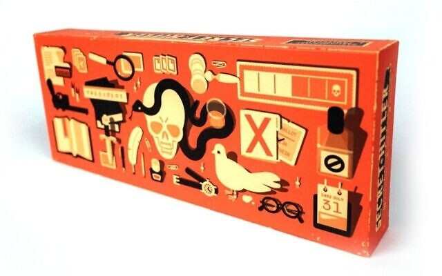 Le jeu de société Secret Hitler. (Crédit : Amazon/via JTA)