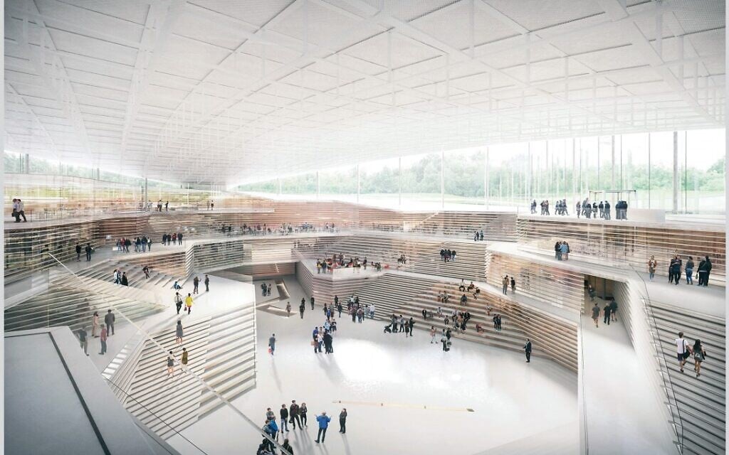 Esquisse d'artiste du projet du Babi Yar Holocaust Memorial Center à Kiev. (Autorisation)