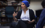 Amal Elsana-Alh'jooj dirige un atelier sur l'identité avec des boursiers de l'ICAN à l'Université McGill de Montréal, en 2018. (Autorisation)