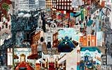 L'East End de Londres capturé par l'artiste Beverley-Jane Stewart, actuellement exposée dans la synagogue Cimbalista de l'université de Tel Aviv (Avec l'aimable autorisation de Duncan Phillips)