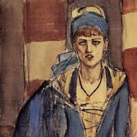 "La buveuse d'absinthe" de Félicien Rops (1876). (Crédit : Bibliothèque royale de Belgique)