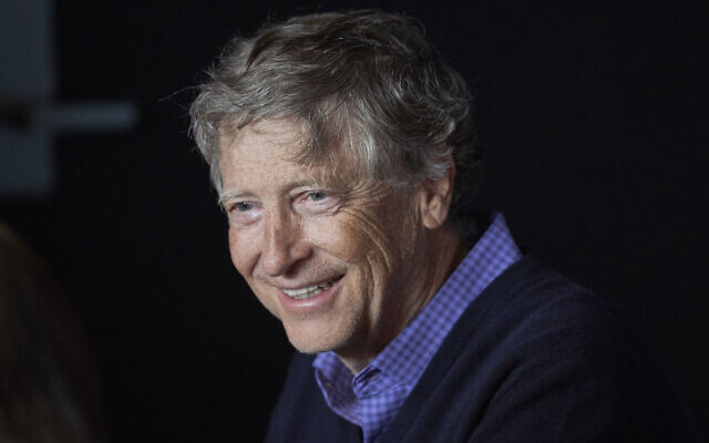 Le cofondateur de Microsoft Bill Gates, lors de la réunion annuelle des actionnaires, 5 mai 2019. (Crédit : Nati Harnik/AP)